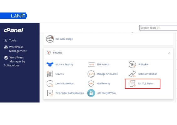 Đăng nhập vào cPanel của nhà cung cấp Hosting để thực hiện cài đặt SSL