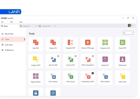 iLovePDF là công cụ xử lý PDF dễ sử dụng, tương thích nhiều loại thiết bị