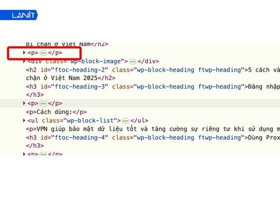 Việc trình bày nội dung trên website đa số phụ thuộc vào thẻ