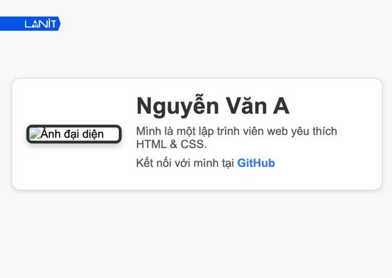Tạo trang giới thiệu cá nhân HTML CSS