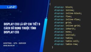 Display CSS là gì? Chi tiết 9 cách sử dụng thuộc tính display CSS