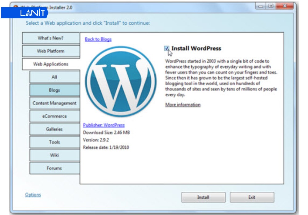 Cai Dat Tu Dong Qua Web Platform Installer