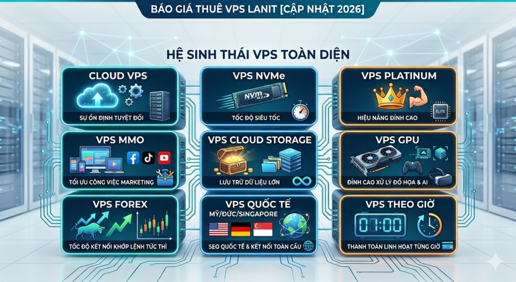 LANIT hiện đang cung cấp c&aacute;c loại VPS n&agrave;o?