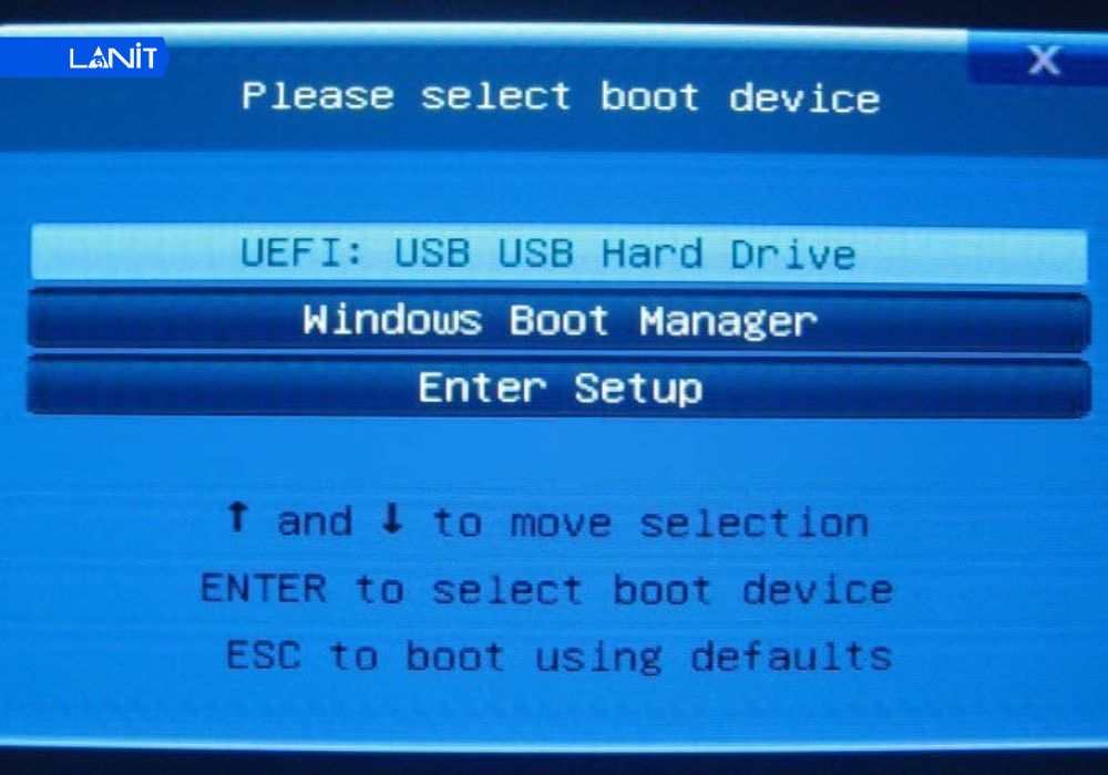 Khởi động từ bộ c&agrave;i đặt