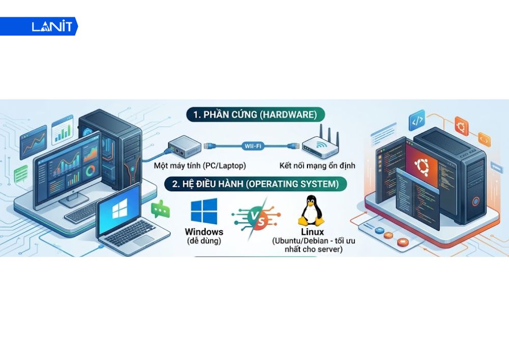 Chuẩn bị phần cứng