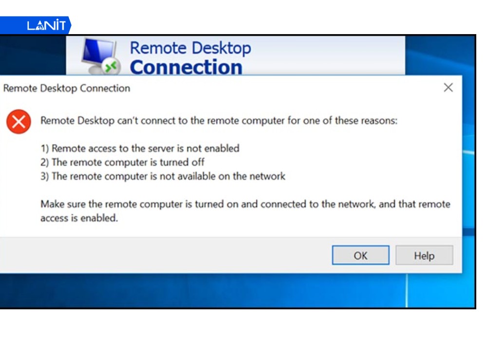 Lỗi Remote Desktop không kết nối