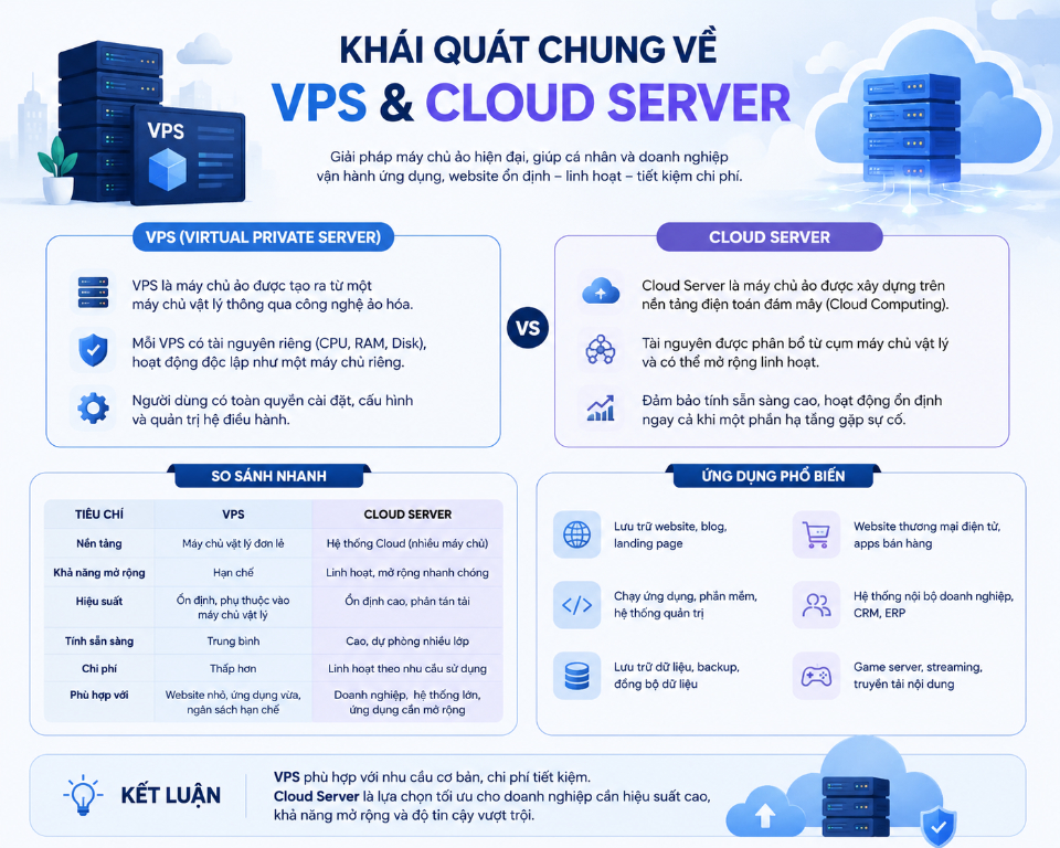 Khai Quat Chung Ve VPS Va Cloud Server