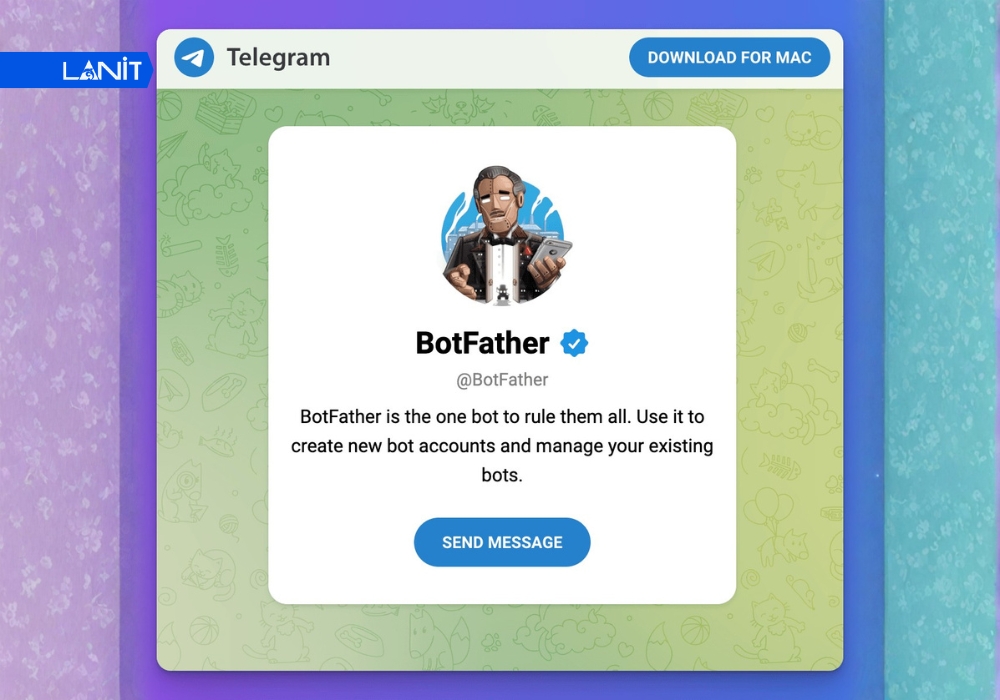 Khởi tạo Bot qua BotFather