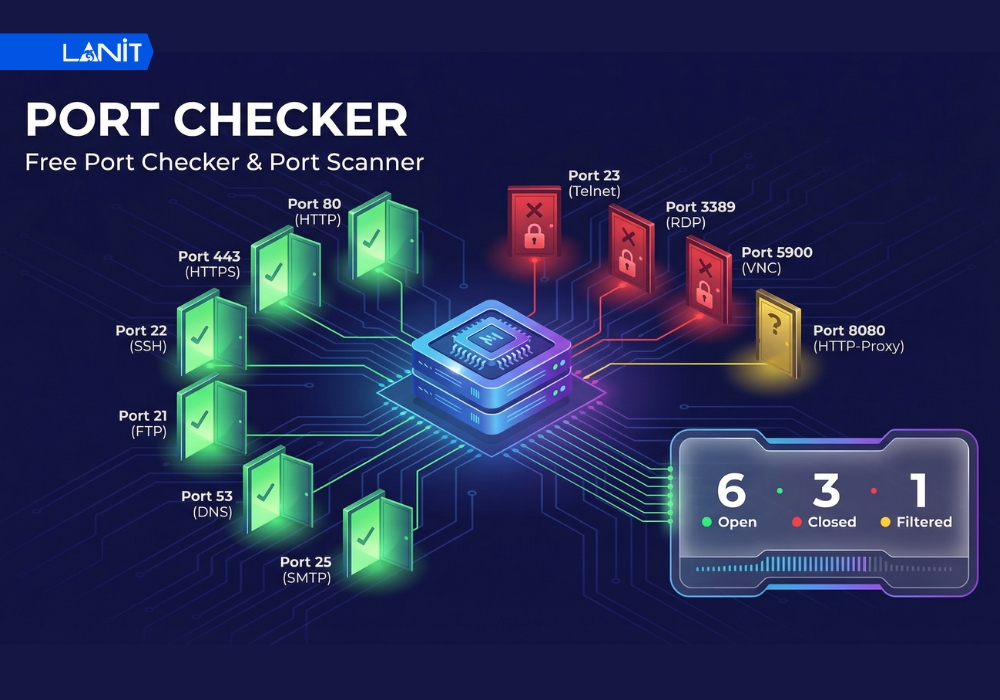 Cách kiểm tra Server/VPS đã mở cổng thành công chưa?
