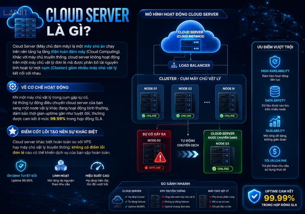 Cloud Server La Gi Khai Niem