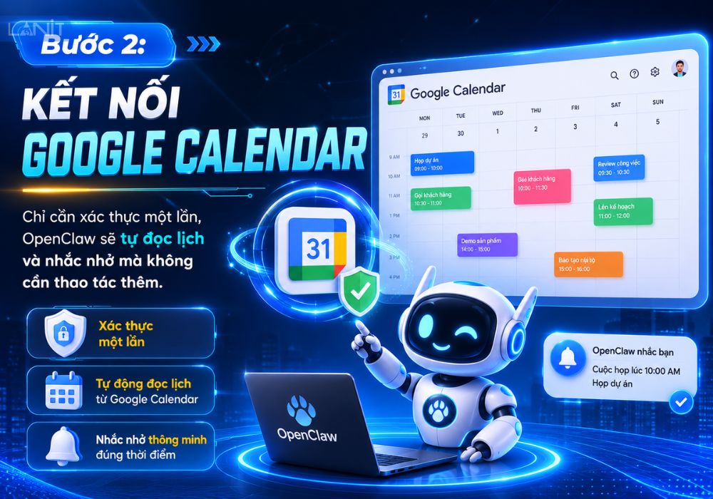Ket Noi Voi Google Calendar
