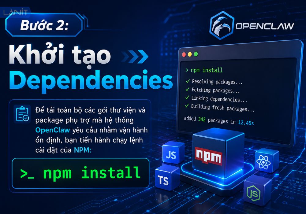 Khởi tạo Dependencies