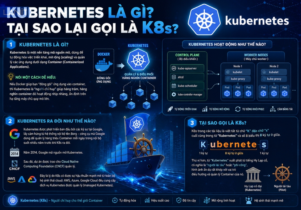 Kubernetes La Gi Tai Sao Goi La K8s