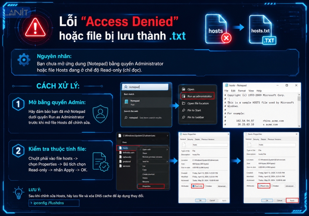 Loi Access Denied Hoac File Bi Luu Thanh Txt