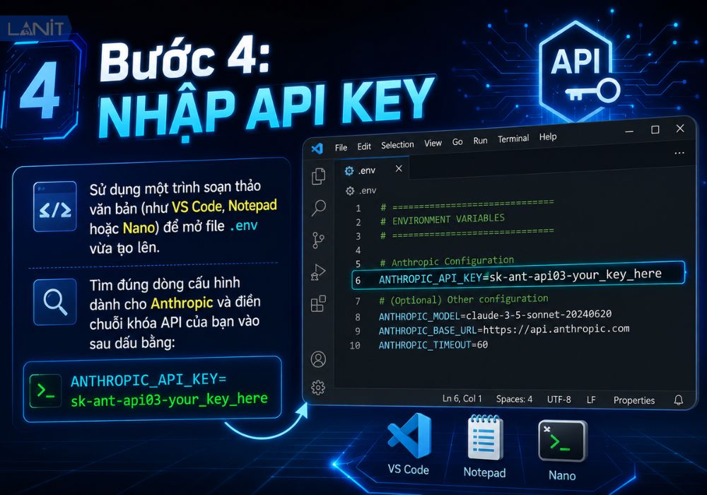 Nhập API Key