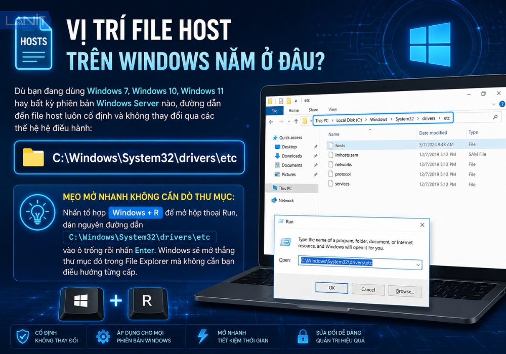 Vi Tri File Host Tren Windows